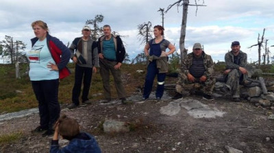 Наши семьи совершили поход на мистическую гору Воттоваара в Карелии