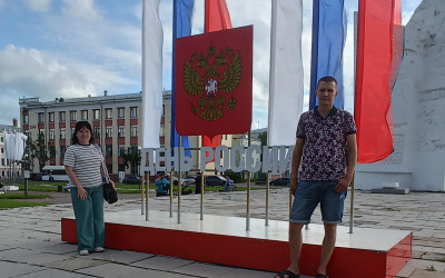 Поздравительная акция ко Дню России на Северной железной дороге