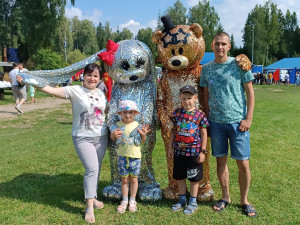 Семьи Северного клуба на празднике,  посвящённом Году семьи и 50-летию БАМа