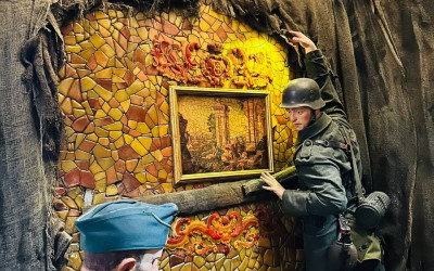 В минувшие выходные семьи, участники проекта, побывали на экскурсии в Музее Победы.