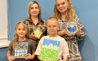 Рубрика «Семейные встречи» г. Бузулук. Мастер- класс по рисованию «Творческая палитра»