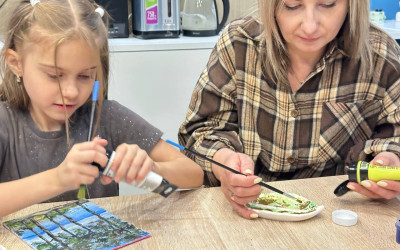 Рубрика «Семейные встречи» г. Бузулук. Мастер- класс по рисованию «Творческая палитра»