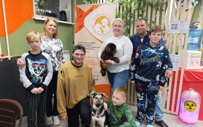 Рубрика «Семейные встречи» г. Челябинск. Центр канистерапии «Хвостатый ангел».