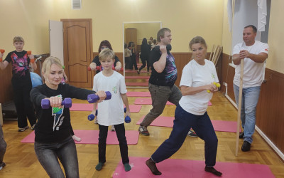 «Движение – это жизнь!» - семейная вечерняя тренировка.