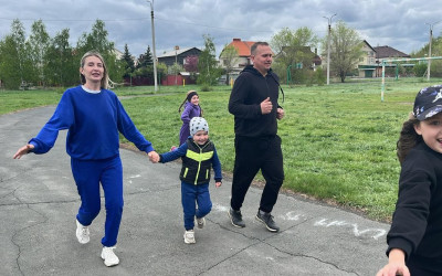 Дорожный семейный клуб в гостях у «Клуба любителей бега"