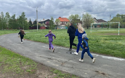 Дорожный семейный клуб в гостях у «Клуба любителей бега"