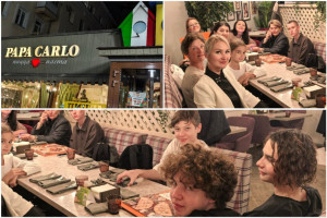Семейный вечер в пиццерии: участники проекта совместили гастрономическое удовольствие с приятным общением.