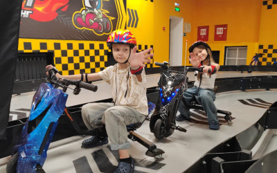 Развлекательный марафон семейных осенних каникул в г. Бузулук. Картинг.