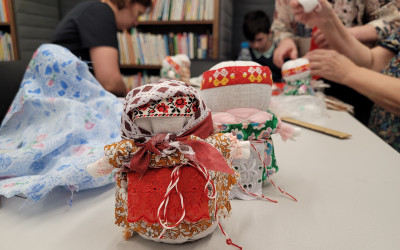 Славянская кукла-оберег из гречневой крупы "Крупеничка" своими руками в Свердловском семейном клубе