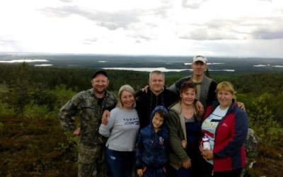 Наши семьи совершили поход на мистическую гору Воттоваара в Карелии