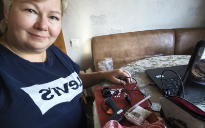 Кокошник своими руками: семьи создали свои уникальные головные уборы на мастер классе!