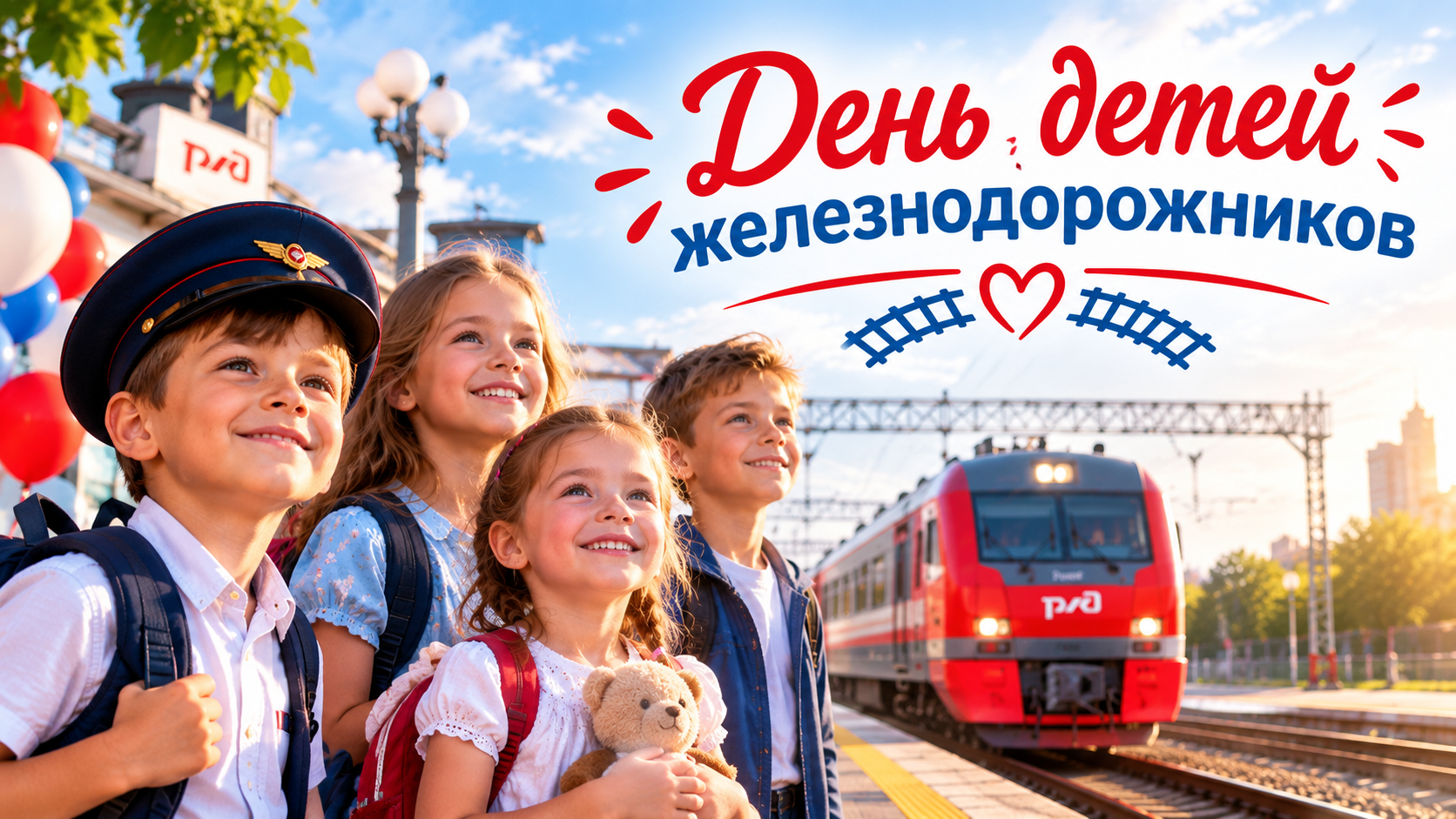 На Московской железной дороге состоялся День детей железнодорожников!