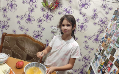 Мастер-класс " Печем шарлотку"