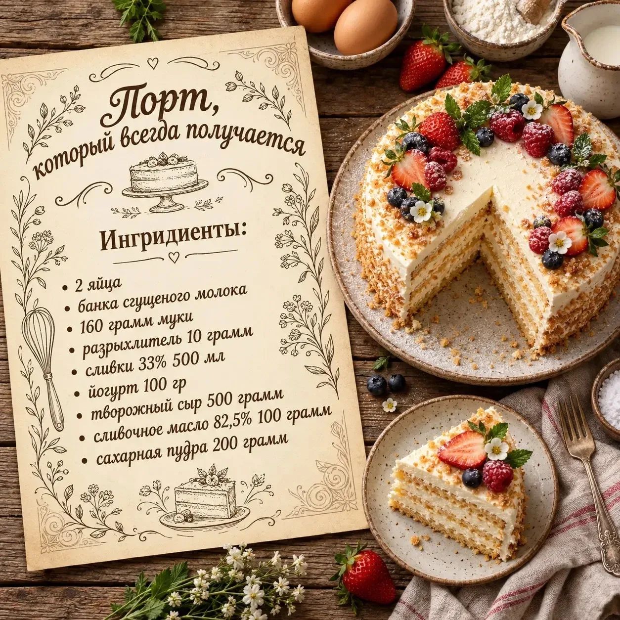 "Сладкий" мастер - класс от семьи Колесниковых.