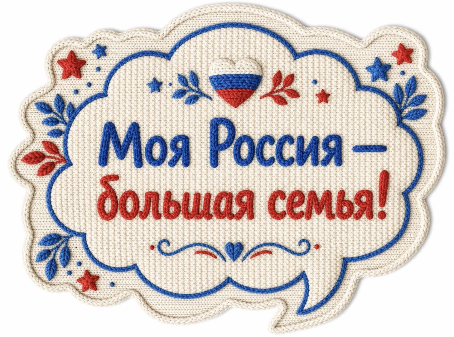 Конкурсно-развлекательная программа "Моя Россия - большая семья"