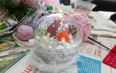 Новогодние шары для семейной елки. Тындинский ДСК