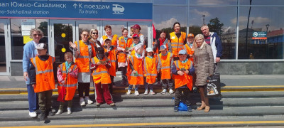 Мы рады, что у наших маленьких друзей было много ярких впечатлений и позитивных эмоций. Южно-Сахалинский ДСК.