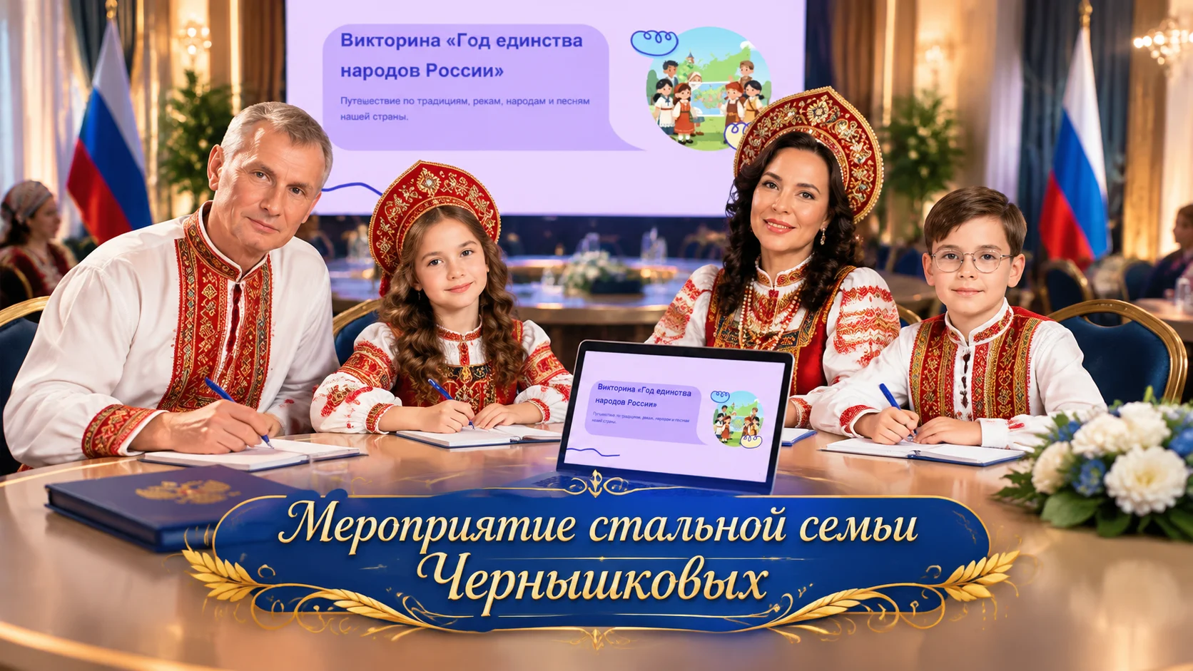 Викторина "Год единства народов России" от семьи Чернышковых